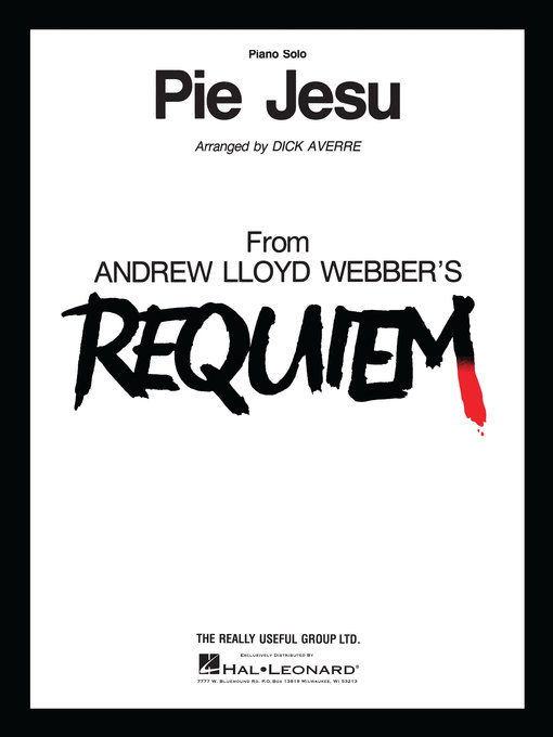 Title details for Pie Jesu--Piano Solo by Andrew Lloyd Webber - Available